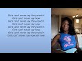 Girls Need Love Remix Summer Walker And Drake Lyrics