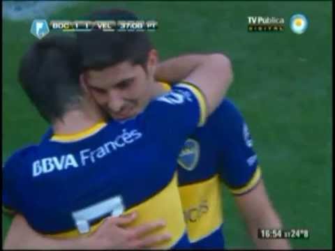 Gol de Nicolás Blandi a Vélez - Torneo Inicial 2013