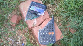 Video thumbnail for Chopping a Casio fx-82AU PLUS Scientific Calculator by smashthings1