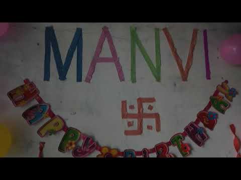 Manvi happy birthday