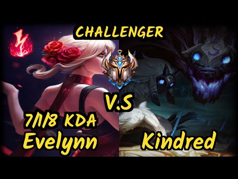 Freire (EVELYNN) vs KINDRED - 7/1/8 KDA JUNGLE CHALLENGER GAMEPLAY - BR