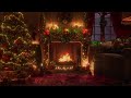 A Cozy Christmas Ambience | Sheltering From The Snow | Wind Sounds For Sleeping | 4K
