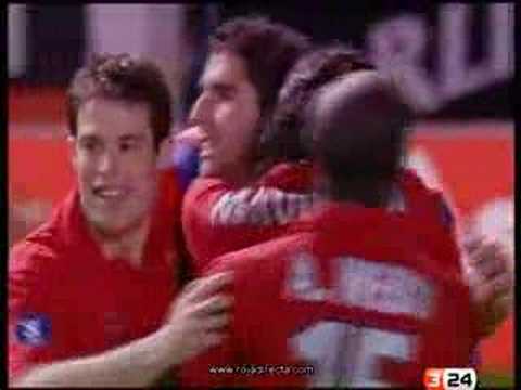 rangers 1 - osasuna 1 octavos de final uefa 06/07