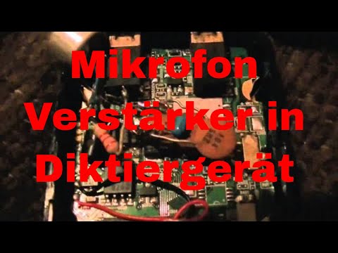 Kurzer Audiotest Mikrofonverstärker Diktiergerät Elko gegen Kerko getauscht - eflose #436