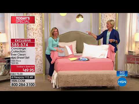 HSN | Concierge Collection Bedding 03.05.2018 - 12 AM
