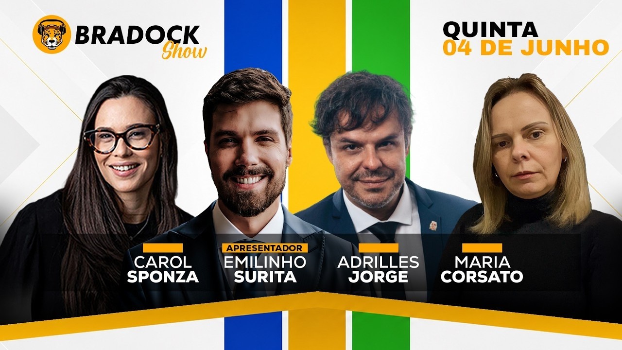 Bradock Show 04/06/26- Emilinho Surita, Adrilles Jorge, Carol Sponza e Maria Corsato