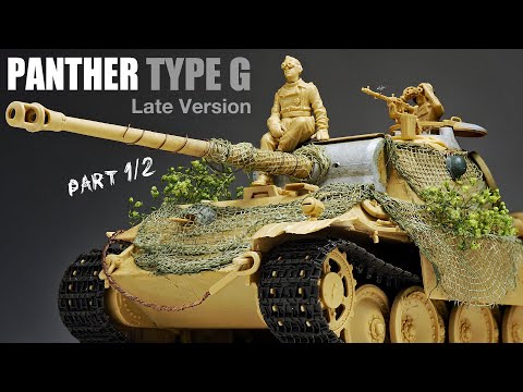 Panther Type G Late Version - Part 1 - 1/35 Tamiya - Tank Model - [ model building ]