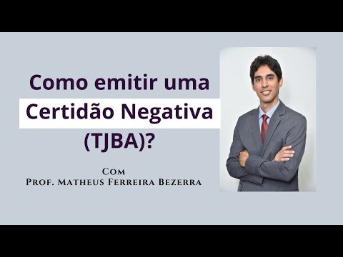 Vídeo: Certidão Bahia: perguntas e respostas sobre emissão