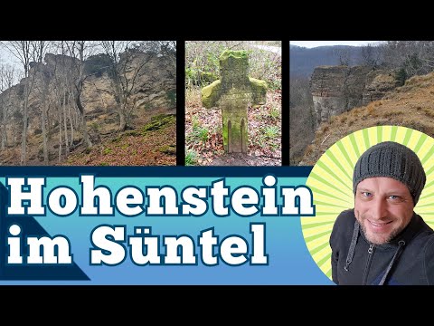 Der Hohenstein im Süntel - Wanderung Grüner Altar - Teufelskanzel - Blutbachtal - Riddekreuz