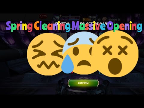 Spring Cleaning 2021 Massive Crystal Opening - Marvel Contest of Champions