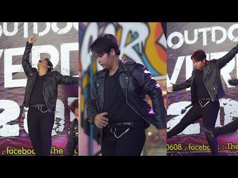 180818 F.A.P cover B.A.P (Petch as Himchan) - One Shot & 1004 (Angel) @ The outdoor Plaza