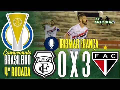 [Series C '20] 4th Round | Treze FC 0 X 3 Ferroviário AC | Narration: Irismar França | TV ARTILHEIRO