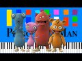 Cuddlies Theme Song BabyTV EASY Piano Tutorial