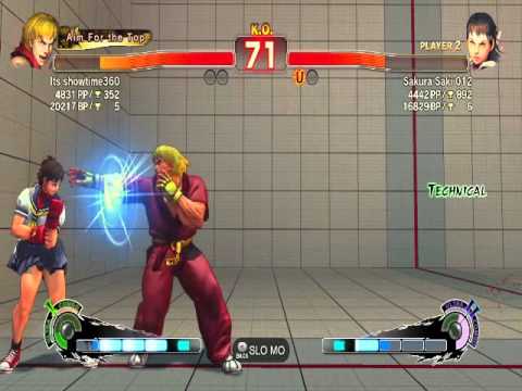 SSFIVAE: Ken (Its Showtime360) vs. Sakura (Sakura Saki 012)  HD.