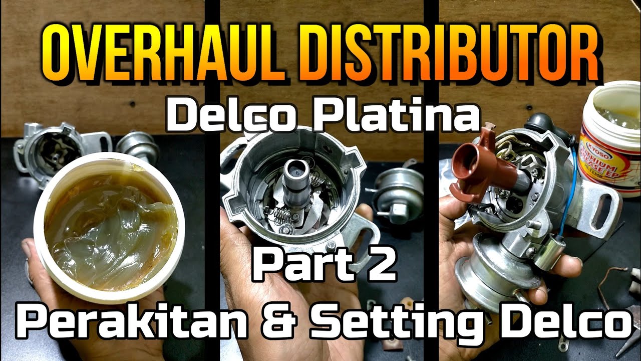 Tutorial Perakitan dan Seting Distributor Delco Platina Zebra Espass Standart Pabrik