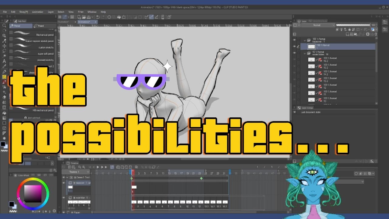 You can ANIMATE with 3D models??! (Clip Studio Paint Tutorial)