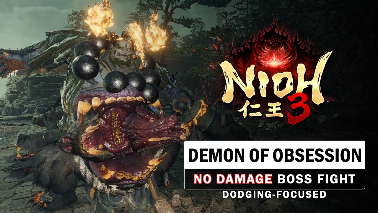 Nioh 3 - Demon of Obsession Boss Fight (No Damage)