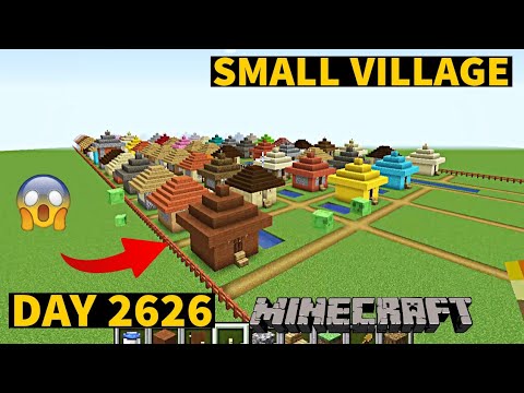Insane Minecraft build in 2023! You won't believe my small village in creative mode!