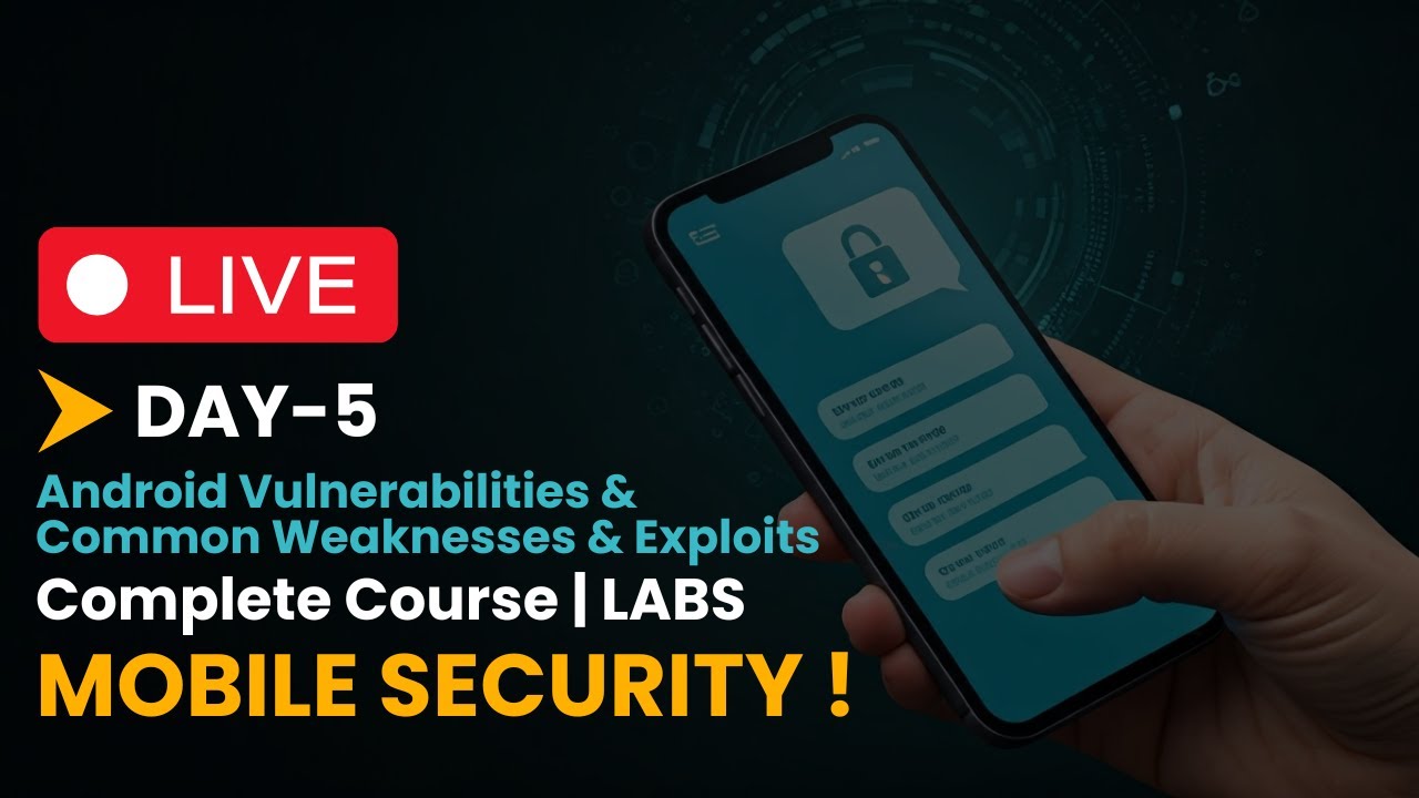 Day-05 Android vulnerability Analysis Security Fixing ! Full Course for Free🔥