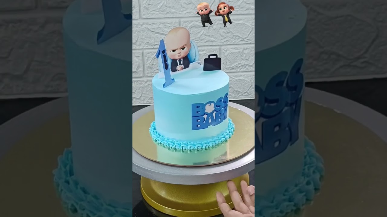 Boss Baby cake Decoration/cake decorating ideas for birthday #shorts #cakedecorating #bossbaby #cake