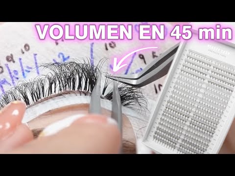 Tutorial de Volumen Ruso en 45 Minutos! 🔥⏱ Nuevos Abanicos de Beauty Lash