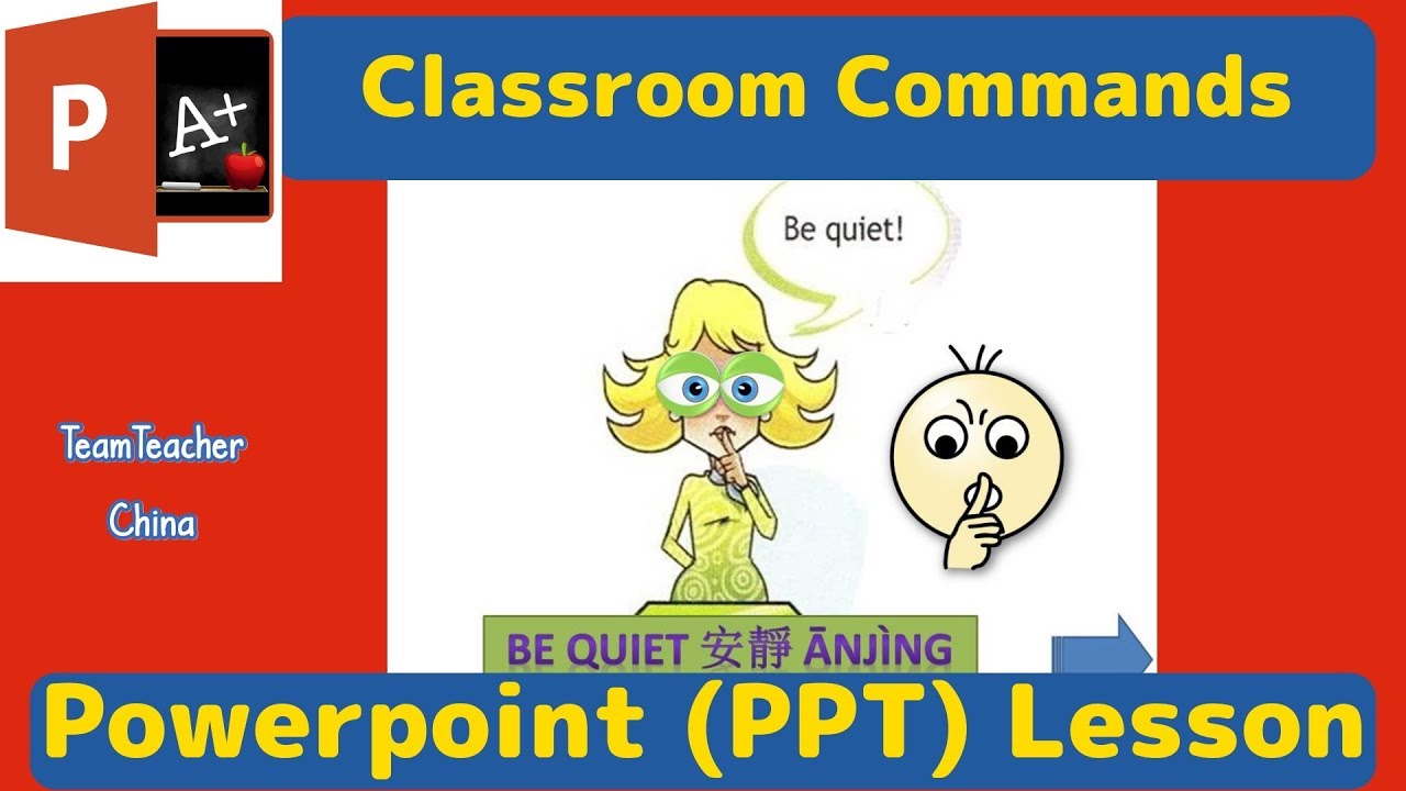 Classroom Commands TEFL Powerpoint Lesson Plan | Classroom PPT Games