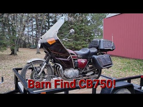 Honda CB750 Barn Find!