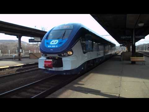 Odjezd vlaku Os 7058 (ČD 844.005) - Most, 8. 4. 2013