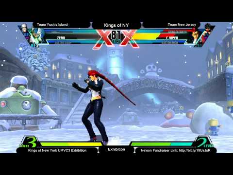 UMVC3 @ Kings of NY Exhibition - Team Yoshi's Island vs Team New Jersey