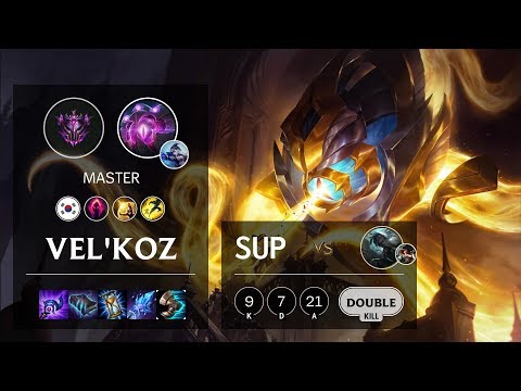 Vel'Koz Support vs Senna - KR Master Patch 10.4