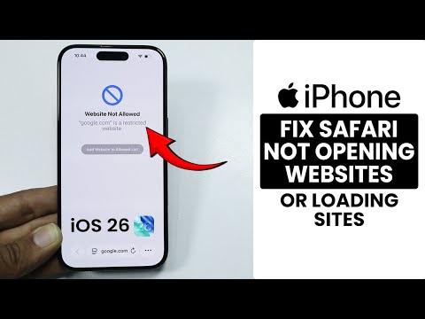 [iOS 26] Fix Safari Not Opening Or Loading Website on iPhone