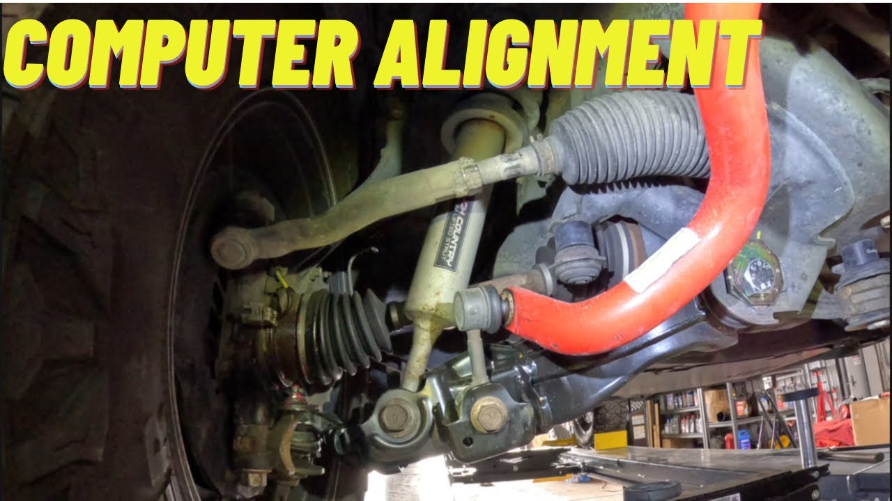 Computerized Wheel Alignment Camber Castor Toe Explained!