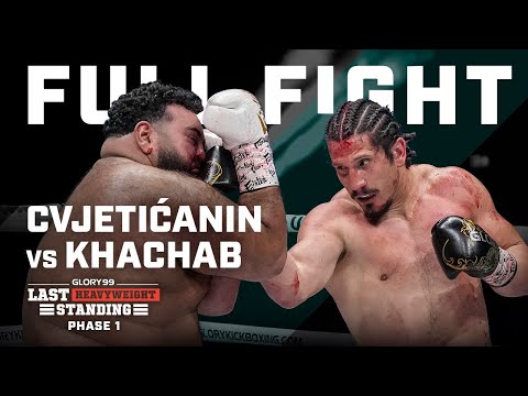 120-POUND SIZE DIFFERENCE 😳  Miloš Cvjetićanin vs. Nabil Khachab | GLORY 99