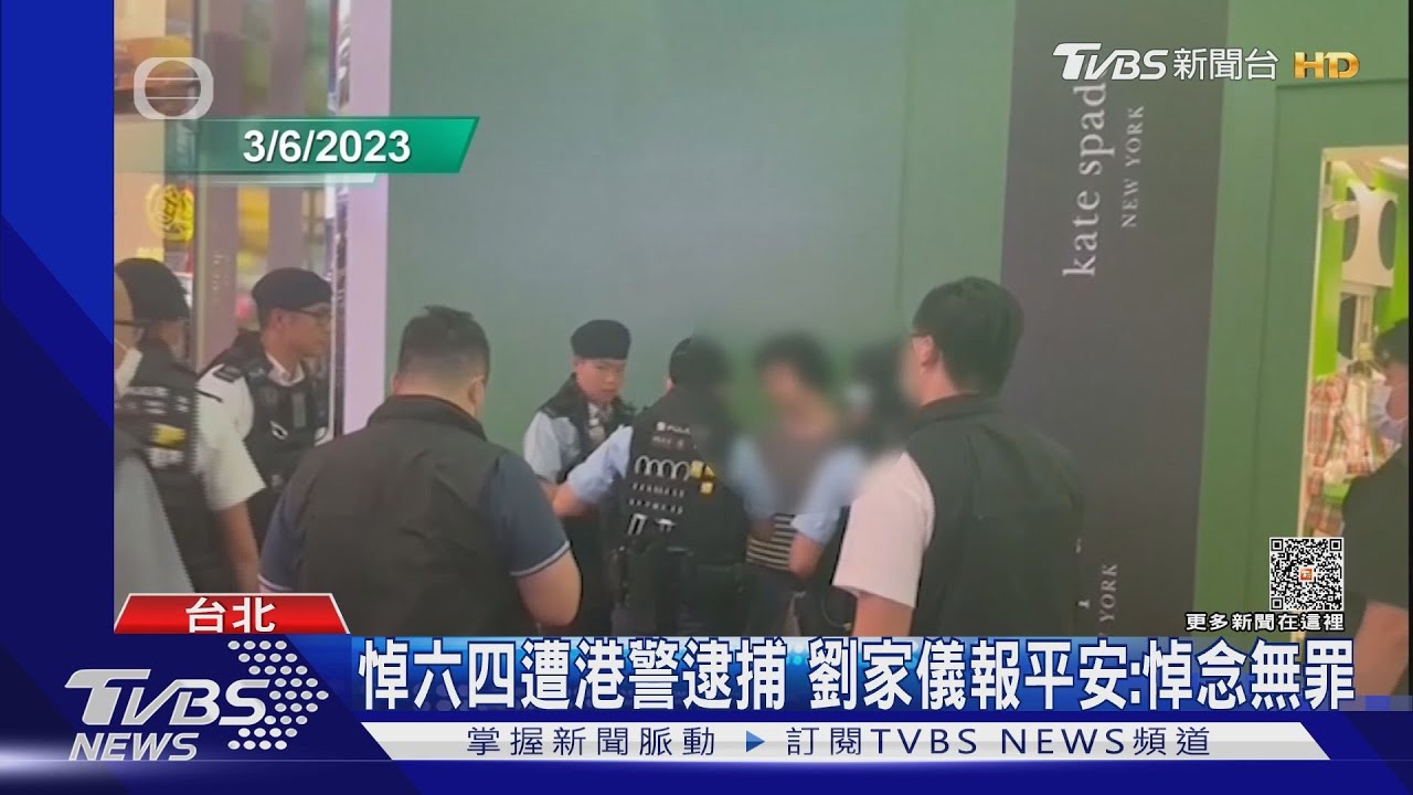 悼六四遭港警逮捕 劉家儀報平安:悼念無罪