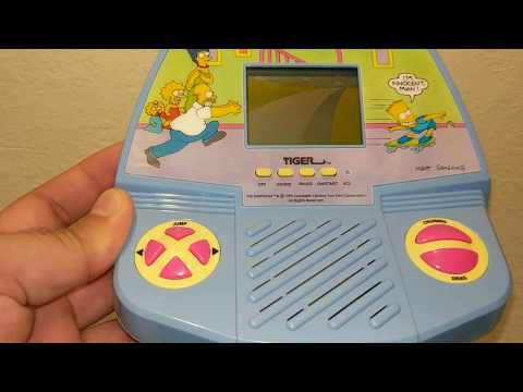 The Simpsons Electronic LCD Game (1990) - Handheld Gameplay