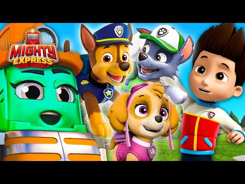 Farm Animal Adventures! Mighty Express Trains + Paw Patrol #26 - Mighty Express Official