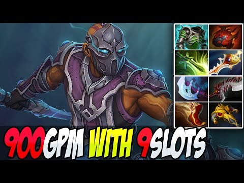 Dota 2 [Anti Mage] How to Fast Farm 900GPM 8Slots , Hard game by ZSMJ | Full Game