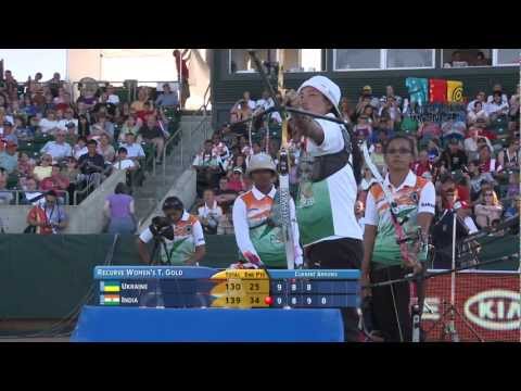 Ukraine v India – recurve women's team gold | Ogden 2011 Archery World Cup stage 3