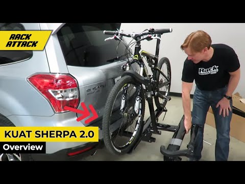 Kuat Sherpa 2.0 Platform Hitch Mount Bike Rack Assembly, Install and Overview