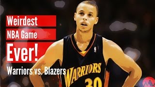 The Weirdest NBA Game Ever! (Warriors vs. Blazers)