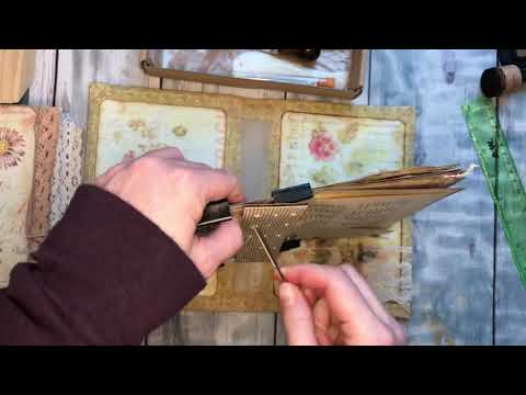 #4 Putting Signatures in a Junk Journal, Junk Journaling Tutorial, From Start to Finish, Pink Monarc