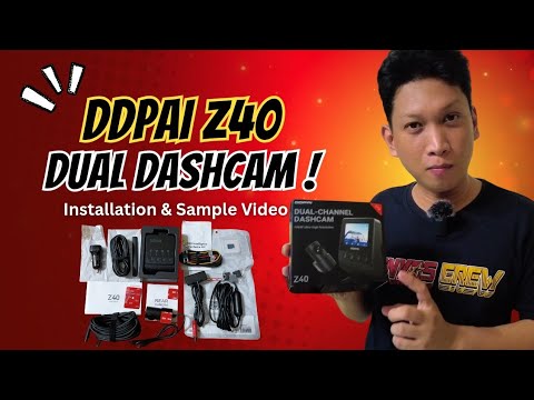 DDPAI Z40 Dual Dashcam Review & Installation | Full Setup + Sample Footage | Road Test Sample Video