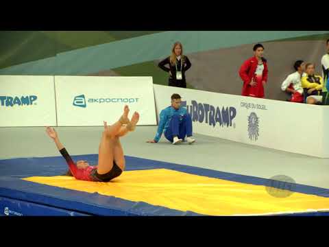 HIPEL Zoe Lynn (CAN) - 2018 Trampoline Worlds, St. Petersburg (RUS) - Qualification Tumbling R1
