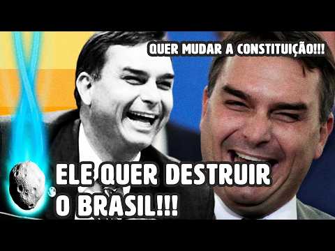 FLÁVIO BOLSONARO QUER DESTRUIR O BRASIL E A CONSTITUIÇÃO SE VIRAR PRESIDENTE | PLANTÃO