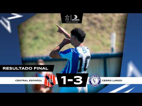 #CERROLARGO SUMÓ una GRAN VICTORIA ante #CENTRALESPAÑOL | Central Español 1–3 Cerro Largo | Resumen