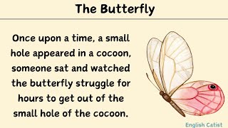 Improve your English with stories_English Stories with Subtitle_The Butterfly #englishstories 🇬🇧