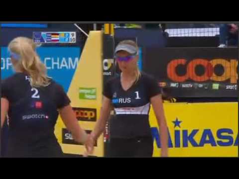 Laboureur/Sude GER-Birlova/Ukolova RUS -European Championship Final 2016-Round 2