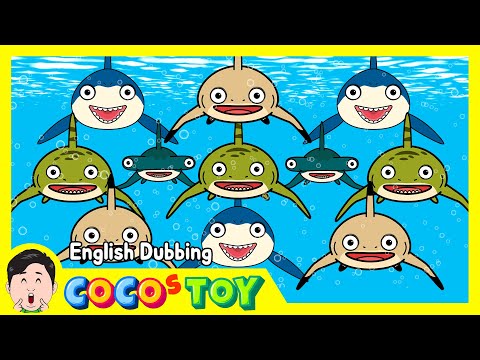 En DubbingㅣRun away! It's sharks!ㅣsharks & whales for kidsㅣCoCosToy