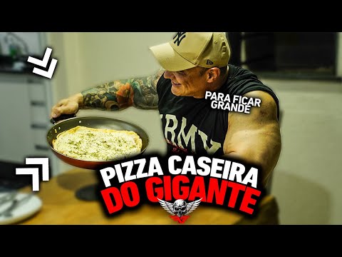 FABIO GIGA ENSINA A FAZER A PIZZA CASEIRA DO MONSTRO