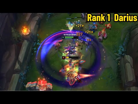 Rank 1 Darius: How Darius Main Destroyed D1 Renekton!